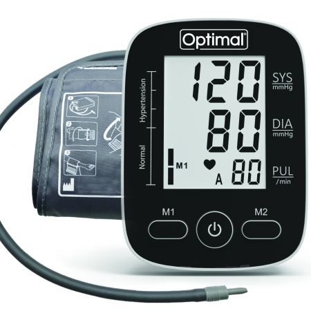 Blood Pressure Monitor Upper Arm Big LCD Backlit Screen Auto