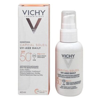 VICHY CAPITAL SOLEIL UV-AGE DAILY WATER FLUID SPF 50+ 40ML