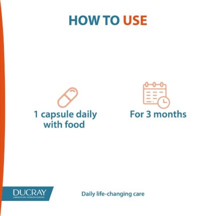 DUCRAY ANACAPS TRI-ACTIV FOR HAIR,SCALP AND NAILS 30 CAPSULES
