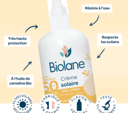 BIOLANE BABY SUNSCREEN SPF50+ 125ML