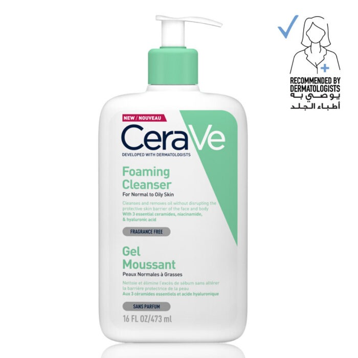 CERAVE FOAMING CLEANSER NORMAL TO OILY SKIN 473ML