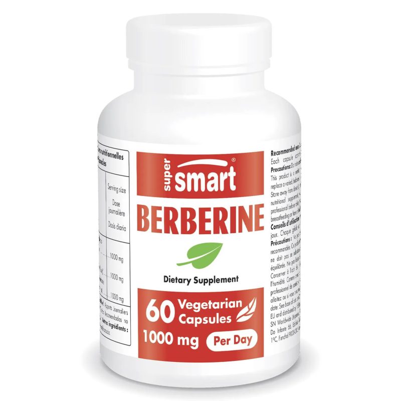 Berberine 1000 mg 60 capsules Super Smart